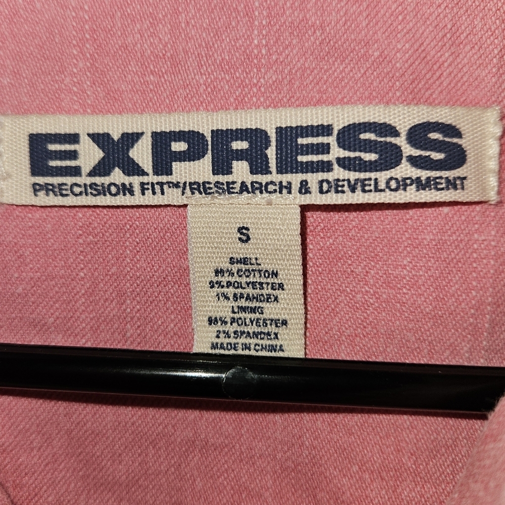 Express Vintage 1990s Denim Moto Jacket - Picture 3 of 6